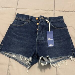 Wrangler Women's Deep Indigo Jean Shorts